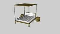 Double Bed plus bedside cabnets