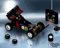 Remote control car 001 3D Model