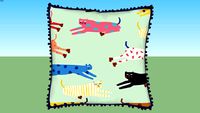 Almofada Pompom Gato de Botas - Mooui