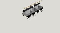 DeVorm tafel en lamp divider