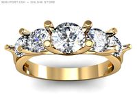 Engagement ring 3D Model