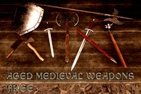 Aged Medieval Weapons-Free