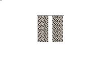 MACIA - Rideau passants jacquard motifs feuillage 140x270 REF 185219 PRIX 89,99