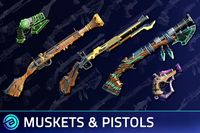 Stylized Muskets &amp; Pistols- RPG Weapons