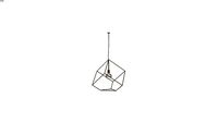 Suspension filaire dore REF 177396 PRIX 79,99