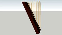 Stairs with rope