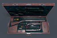 Flintlock gun case 3d model