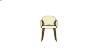 SACHA - Fauteuil en velours bleu nuit REF 175794 PRIX 185
