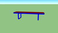 0ms- vestre forum 2m bench