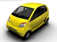 2008 Tata Nano 3D Model