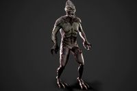 Reptile monster realistic