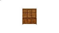 STOCKHOLM - Vaisselier 3 portes en sheesham massif REF 166051 PRIX 1990