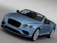 Bentley Continental GT V8 S Convertible 2015 3D Model