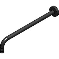 Phili Shower Arm 400mm – Matte Black
