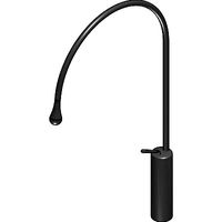 Goccia Basin Mixer With Spout R197mm_1
