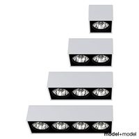 Artemide Architectural Nothing ceiling spotlights collection 3D Model