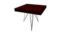 MESA QUADRADA TAITI MARSALA E BASE MARIA EDUARDA (8804, 9045) - Center Festas