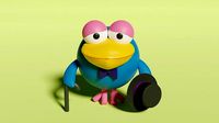 Character model from the cartoon Smeshariki