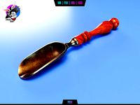 3D Antique Medieval Spoon of Spices And Nuts