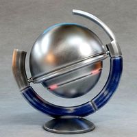 Sci-fi sphere modern art