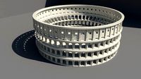 Coliseum high-poly