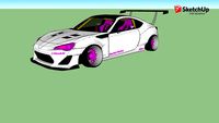 A GIRL Rocket Bunny BRZ