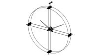 Orologio a Parete Moon
