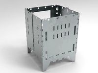 Cooker Bush Cut Barbecue Box 3D Model VR AR