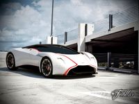 Aston Martin dp100 Environment 3D Model