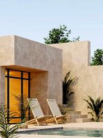 VRay - 3DS MAX scene files Minimal house Exterior 3D model