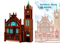 Guildhall - Derry City  Strabane with texture