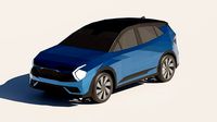 kia sportage GT line 2022 low poly