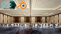Ballroom - 01 - 3D Model