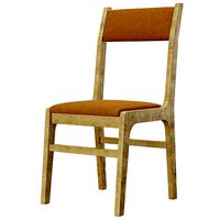 an old wooden chair