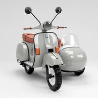 Vespa PX 125 2011 With Sideca