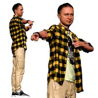 001254 stylish man and palid yellow shirt