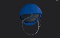 helmet for bike blue