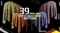 39 patterned fabric material sbsar and sps