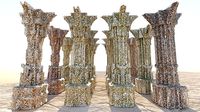 Procedural Pillars all categories Ancient Ruins Sci-fi  medieval
