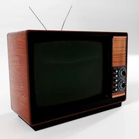 Vintage CRT Television