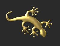 gekko lagartixa lizard | 3D