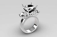 Engagement Ring 10 carats  | 3D