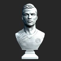 Cristiano Ronaldo bust for 3D printing | 3D