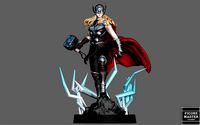 MIGHTY THOR NATALIE PORTMAN LOVE AND THUNDER MARVEL MCU | 3D