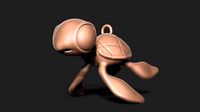 Turtle Keychain | 3D
