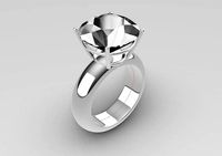 Classic 10 Carat Ring | 3D