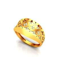 Arabic jewelry style fusion ring 3D print model | 3D
