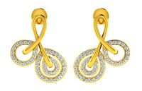 Solitaire Women Earrings 3dm STL OBJ FBX Renders Details | 3D