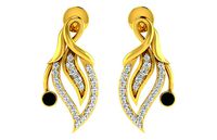 Solitaire Women Earrings 3dm STL OBJ FBX Renders Details | 3D