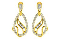 Solitaire Women Earrings 3dm STL OBJ FBX Renders Details | 3D